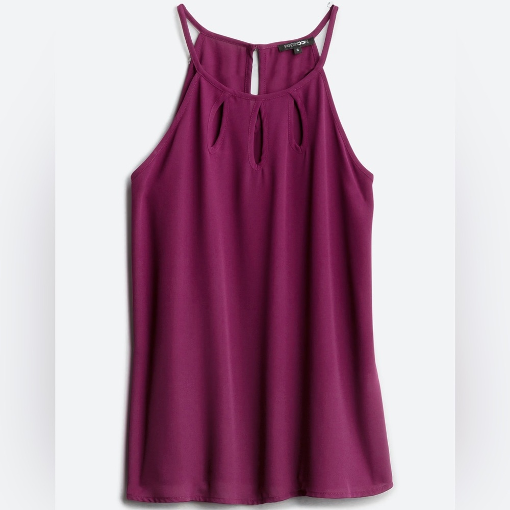Papermoon Sleeveless Magenta Blouse - Picture 2 of 4